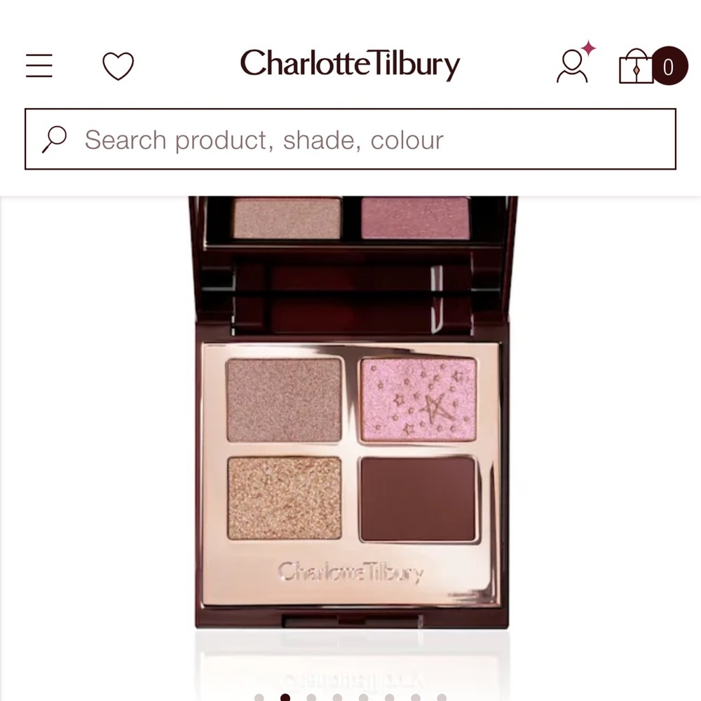 Charlotte Tilbury, Queen of luck luxury eyeshadow, palette discontinued, limited
